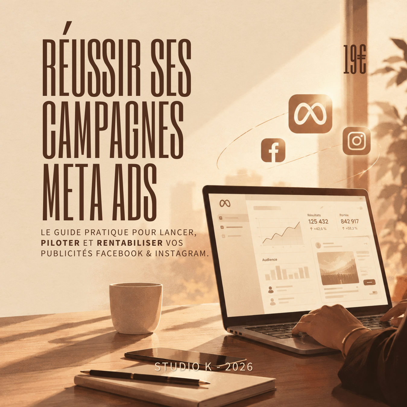 Couverture Ebook « Réussir et optimiser ses campagnes Meta Ads »